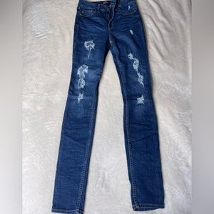 High-rise super skinny hollister jeans